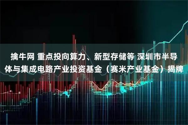擒牛网 重点投向算力、新型存储等 深圳市半导体与集成电路产业投资基金（赛米产业基金）揭牌